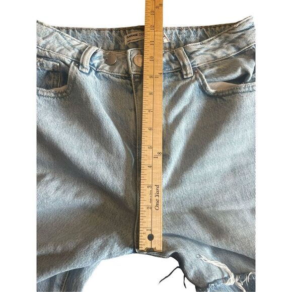 Garage Denim Wide Leg Y2K Patchwork Light Wash High Waist Jeans Size 5(27) - Picture 5 of 7